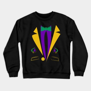 Mardi Gras Tuxedo Costume Funny Crewneck Sweatshirt